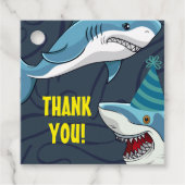 変装したサメの子誕生日 フェイバータグ (正面)