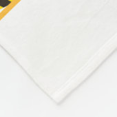 変装したハロウィーン衣装のダッチャンド  フリースブランケット (角)