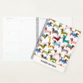 変装したハロウィーン衣装のダッチャンド  プランナー手帳 (ディスプレー)