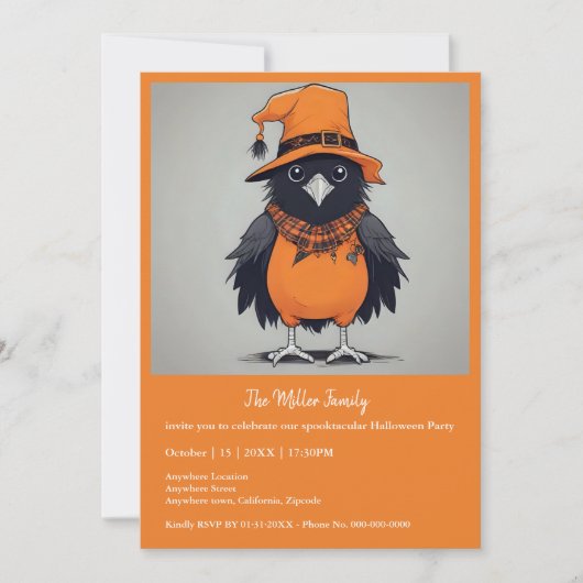 変装した不気味なハロウィーンの動物 (正面)