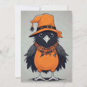 変装した不気味なハロウィーンの動物 (裏面)