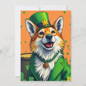 変装した幸運な動物 – 聖パトリックの日のおもしろい (裏面)