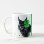 変装した幸運な動物 – 聖パトリックの日のおもしろい コーヒーマグカップ (左)