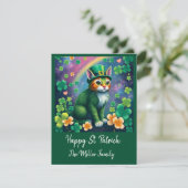 変装した幸運な動物 – 聖パトリックの日のおもしろい シーズンカード (スタンド正面)