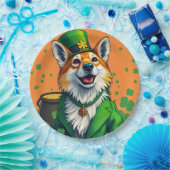 変装した幸運な動物 – 聖パトリックの日のおもしろい ペーパープレート (パーティー)