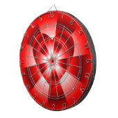 変装した愛 – 赤い輝き ダーツボード (正面右)