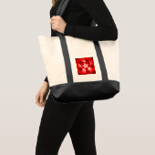 変装した愛 – 赤い輝き トートバッグ (正面(商品))