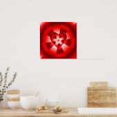 変装した愛 – 赤い輝き ポスター (キッチン)