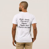 変装のノック-ノックの冗談のTシャツ Tシャツ (裏面フル)