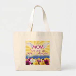 変装の天使 ラージトートバッグ