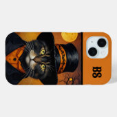 変装不気味した可愛いハロウィン猫 Case-Mate iPhoneケース (裏面 (横))