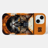 変装不気味した可愛いハロウィン猫 Case-Mate iPhoneケース (裏面 (横))