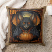 変装不気味した可愛いハロウィーンこうもり クッション (ブランケット)