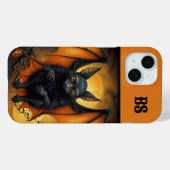 変装不気味した可愛いハロウィーンこうもり Case-Mate iPhoneケース (裏面 (横))