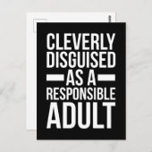 変装責任成人おもしろい引用文 ポストカード (正面/裏面)