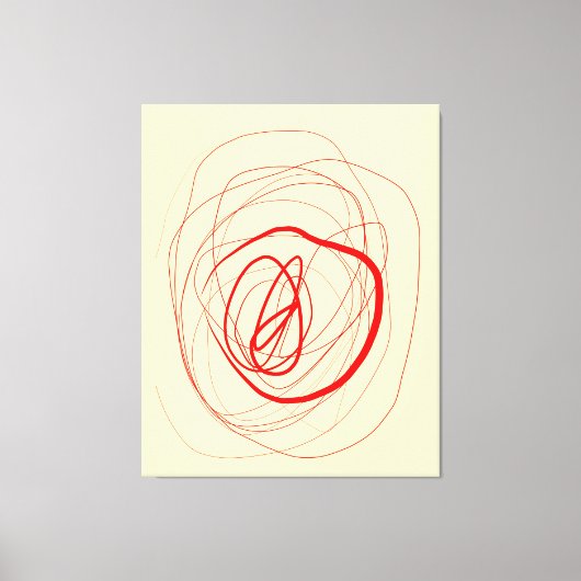 変調線引き伸ばしキャンバス印刷 キャンバスプリント (正面)