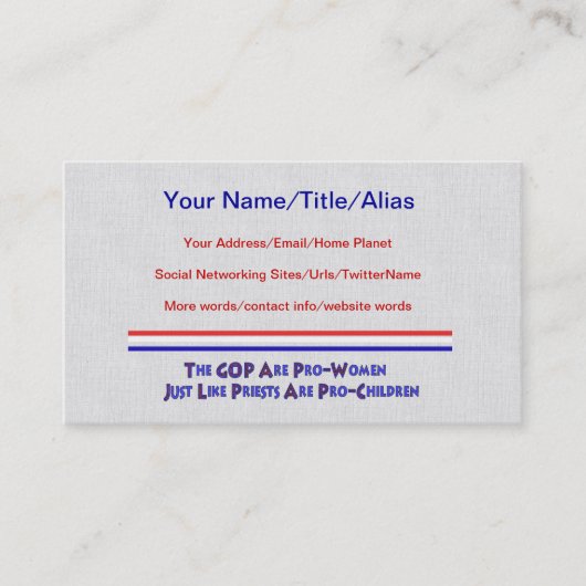 変質者クラブ 名刺 (正面)