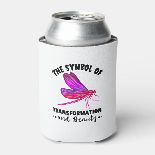 変身 美しさ 自然 虫 カゲロウ博士 缶クーラー (缶正面)