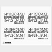 変革されたので改革された 長方形シール (シート)