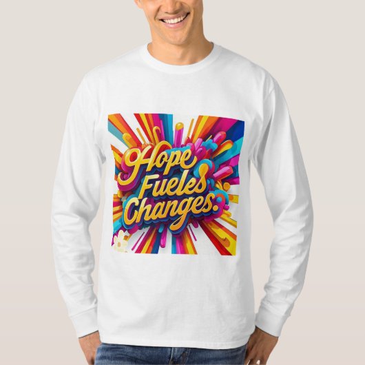 "変革に火をつけろ" Tシャツ (正面)
