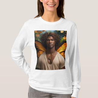 変革を受け入れ、衣服の自由」「Sの翼 Tシャツ