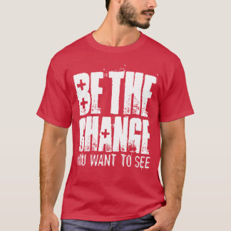 変革を起こそう モチベーション Tシャツ
