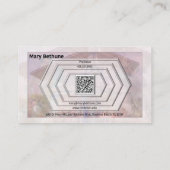 変革リーダーシップの資質（QRコード付き） 名刺 (裏面)