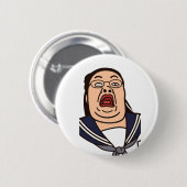 変顔している女子高生 缶バッジ (正面&裏面)