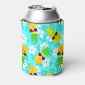 夏おもしろいの熱帯産パイナップル 缶クーラー (缶裏面)