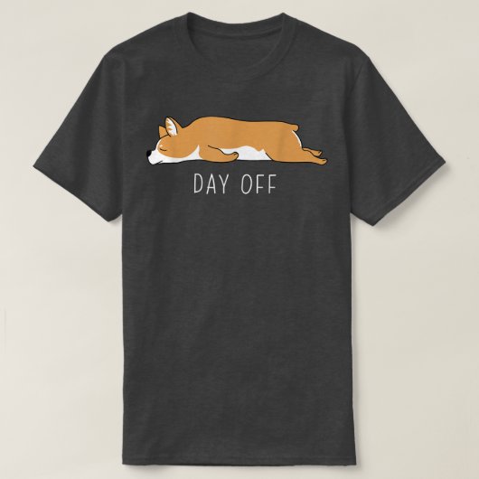 夏おもしろいの皮肉なユーモアのジョークのコーギデー Tシャツ (デザイン正面)