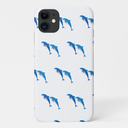 夏おもしろいイルカ Case-Mate iPhoneケース (裏面)