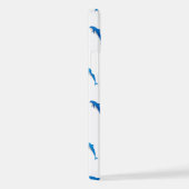 夏おもしろいイルカ iPhoneケース (右側面)