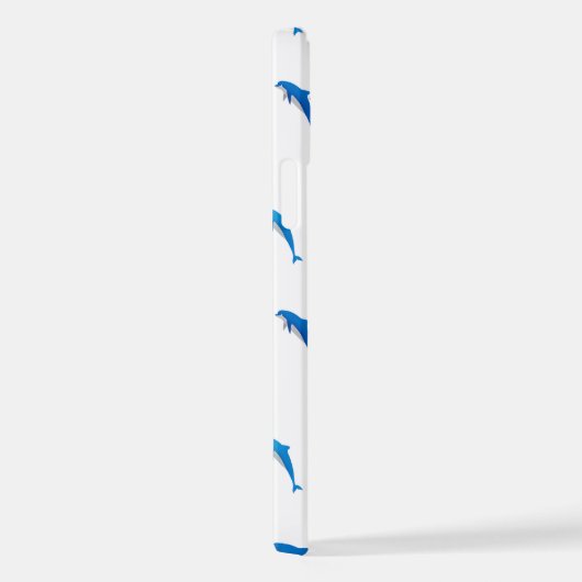 夏おもしろいイルカ iPhoneケース (右側面)