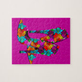 夏おもしろいハイヒールシューズ ジグソーパズル (横)