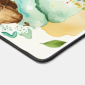 夏おもしろいファンシーアイスクリームコーン デスクマット (コーナー)