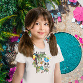 夏おもしろいプールパーティー誕生日Tシャツ Tシャツ