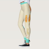 夏おもしろい女子レギンス レギンス (左)