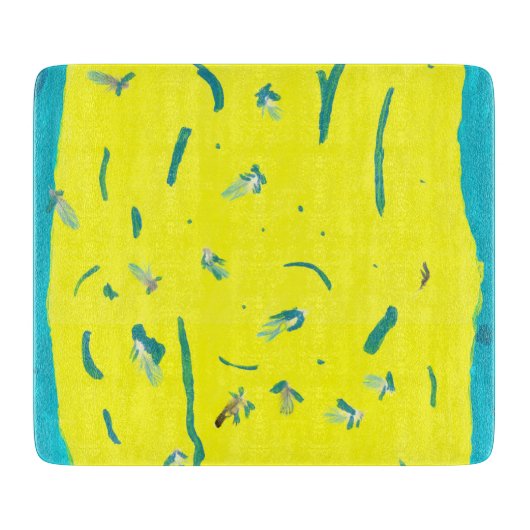 夏おもしろい板 カッティングボード (正面)