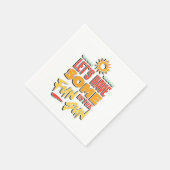 夏おもしろい スタンダードカクテルナプキン (角)