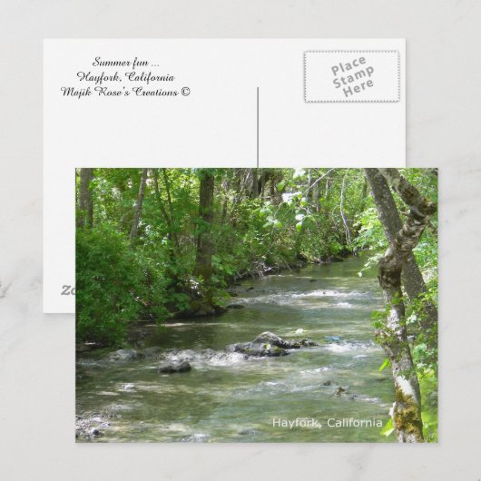 夏おもしろい... ポストカード (正面/裏面)