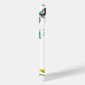 夏お洒落の鳥が枝を旋回シックモダン Case-Mate iPhoneケース (裏面 / 右)