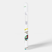 夏お洒落の鳥が枝を旋回シックモダン Case-Mate iPhoneケース (裏面 / 左)