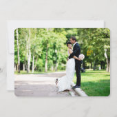 夏お洒落キスをする愛の鳥のサンキューカード サンキューカード (裏面)