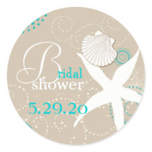 夏お祝いビーチブライダルシャワー