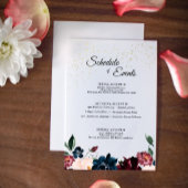 夏お祝い結婚のスケジュールエンクロージャカード エンクロージャーカード