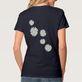 夏かわいらしのデイジー Tシャツ (裏面)