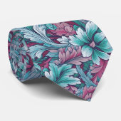 夏かわいらしの結婚花模様 ネクタイ (ロール)