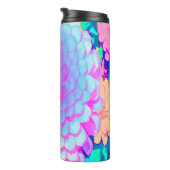 夏かわいらし園の紫とピンクの《植物》百日草 タンブラー (回転右)