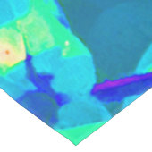 夏かわいらし園の紫とピンクの《植物》百日草 テーブルクロス (アングル)