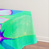 夏かわいらし園の紫とピンクの《植物》百日草 テーブルクロス (インサイチュ)